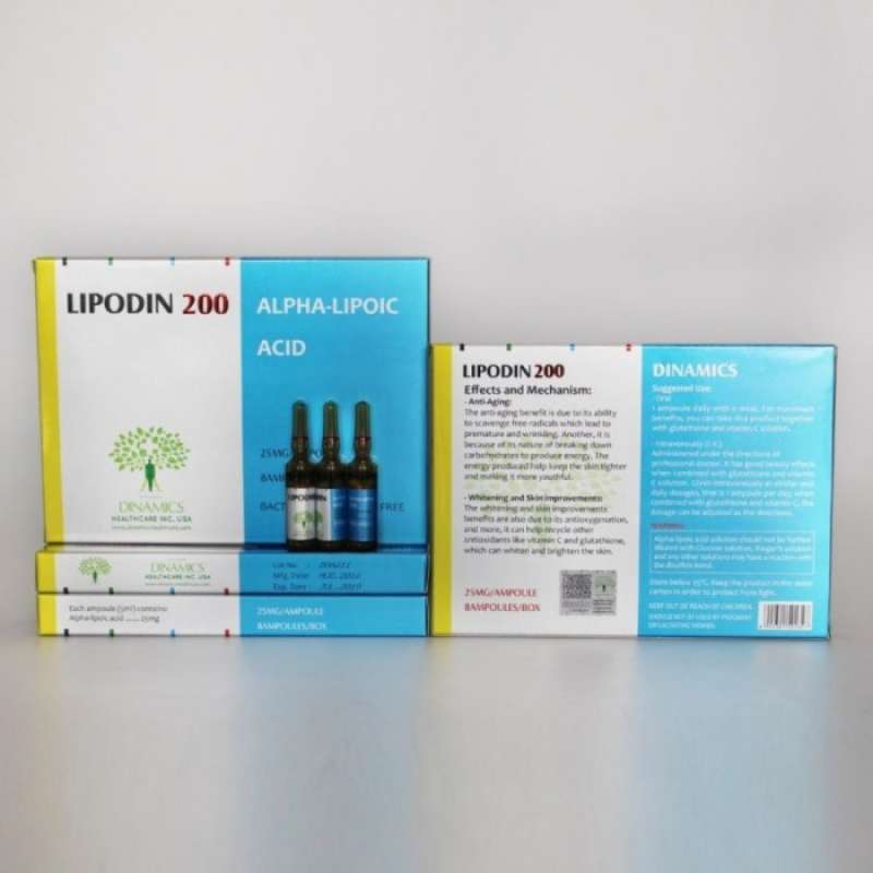 Jual Alpha Lipoic Acid Injection (ALLA LIPODIN 200) injeksi anti aging di Seller Alfa Healthy