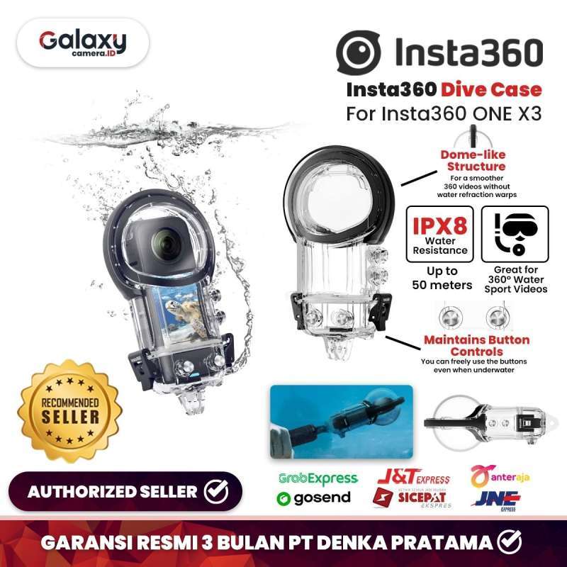 Promo Insta360 ONE X3 Dive Case Dive Housing For ONE X 3 Original