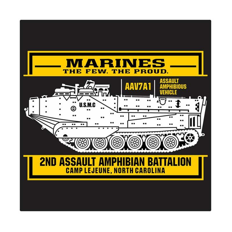 Jual Kyle AAV-7 Assault Amphibious Vehicle US Marine 1 Cutting Sticker ...