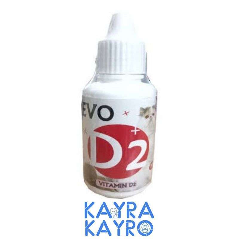 Jual Evo Vitamin D2 Cat 30 mL Obat Anti Virus Flu Panleu Calici