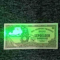 Jual 10 Rupiah Dai Nippon UNC Di Seller UANG KUNO SULAWESI Kab Tana 