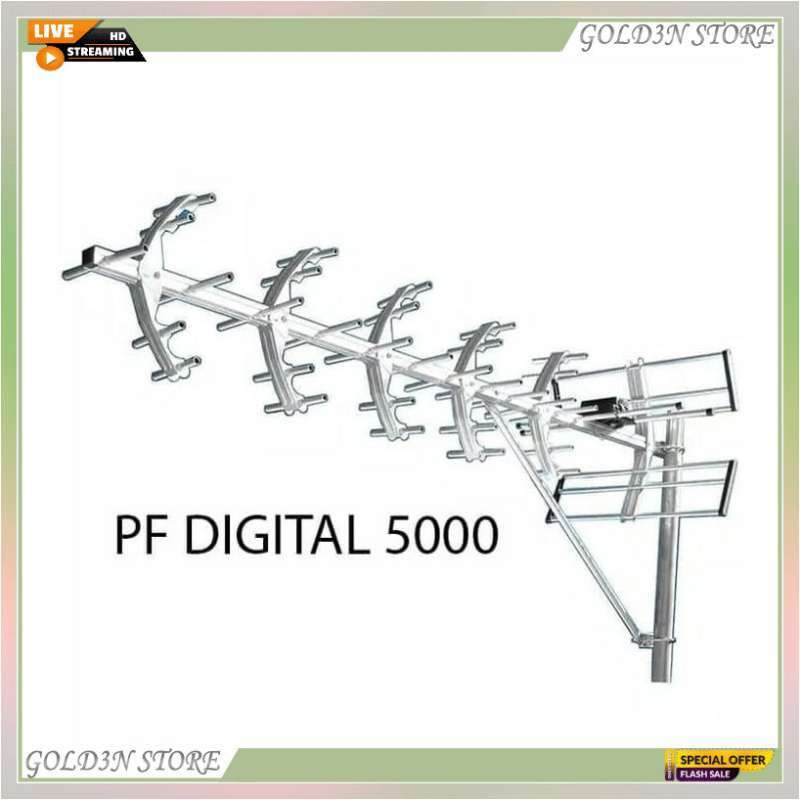 Jual Antena Antenna Uhf Pf Digital Dgt 5000 Goceng Digital Super Peka High Gain Original Pf Di