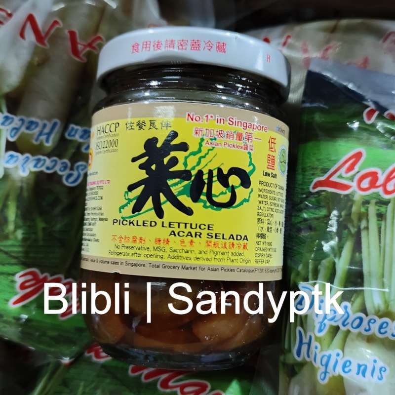 Jual Acar Selada Pickled Lettuce Vegetable Sayur Selade Asian Pickle