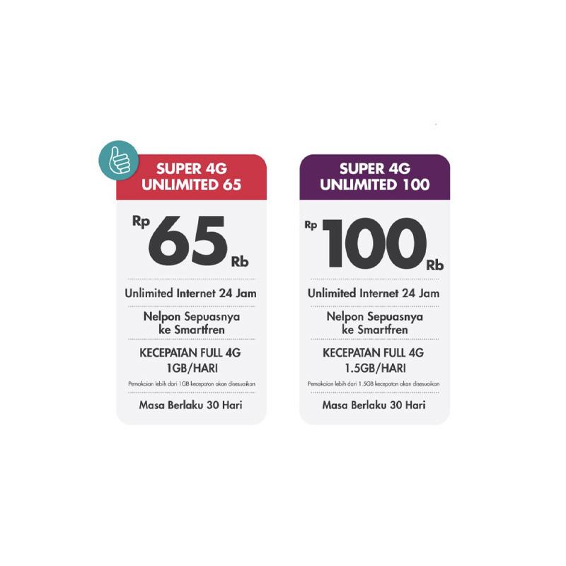 Jual Smartfren Unlimited Sim Card Kartu Perdana [4G LTE ...