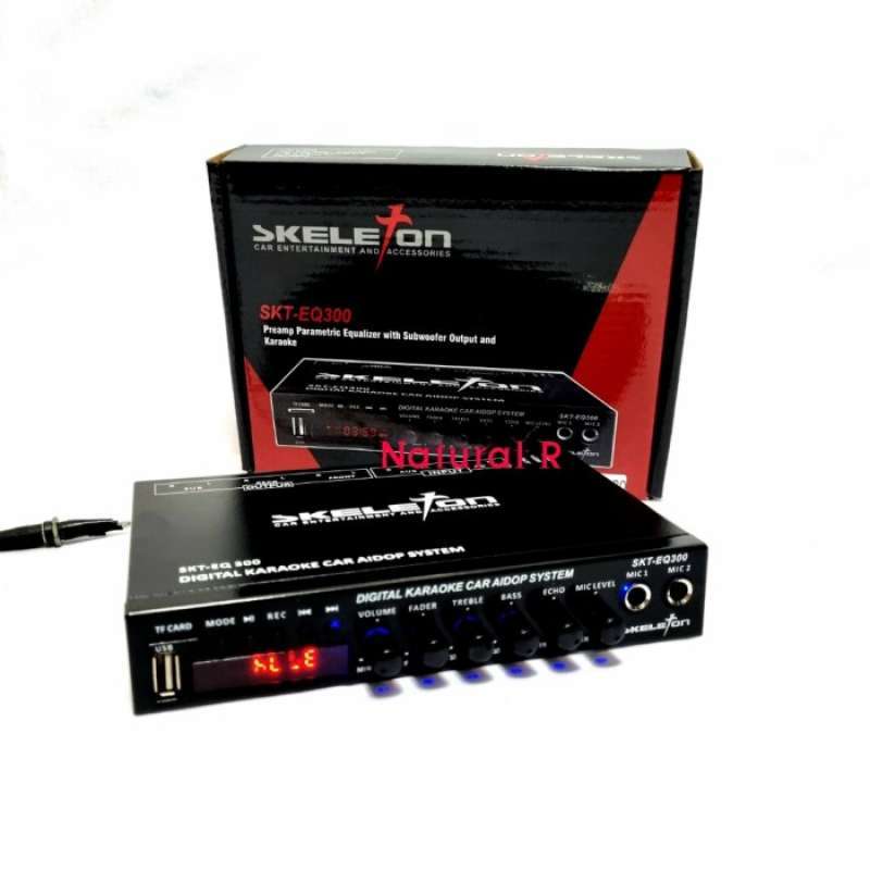 Promo PREAMP PARAMETRIC EQUALIZER USB / TF CARD BLUETOOTH SKELETON SKT ...