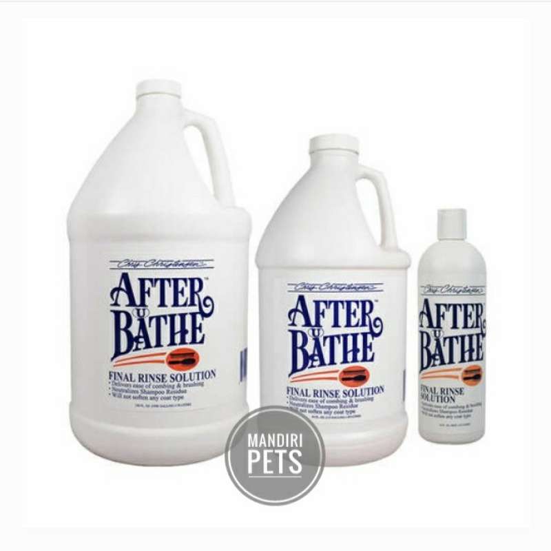 Promo Chris Christensen After u Bath 128oz Final Rinse Solution Shampoo