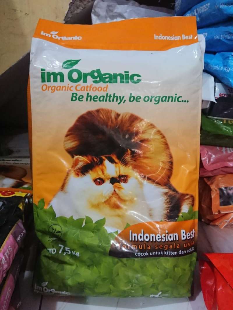 Promo IM ORGANIC BEST CAT DRY FOOD 7,5KG KHUSUS GRAB DAN GOJEK Diskon