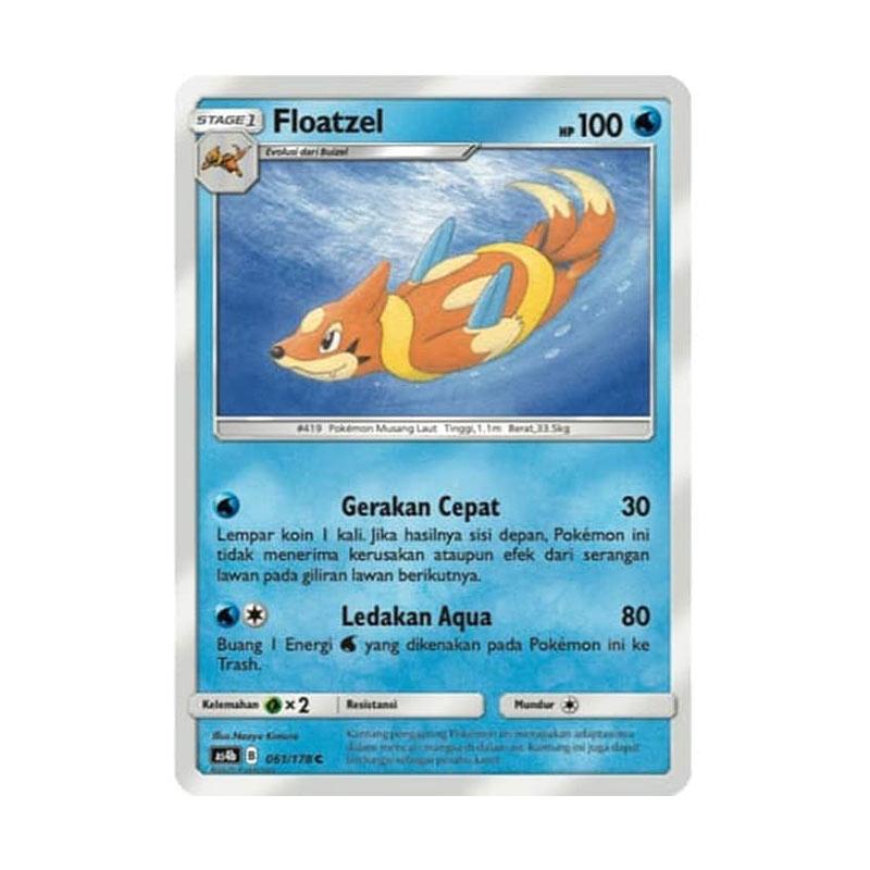 Float Pokemon Jual Pokemon Floatzel AS4b 061/178 C Card Game di Seller Cryotech Card ...
