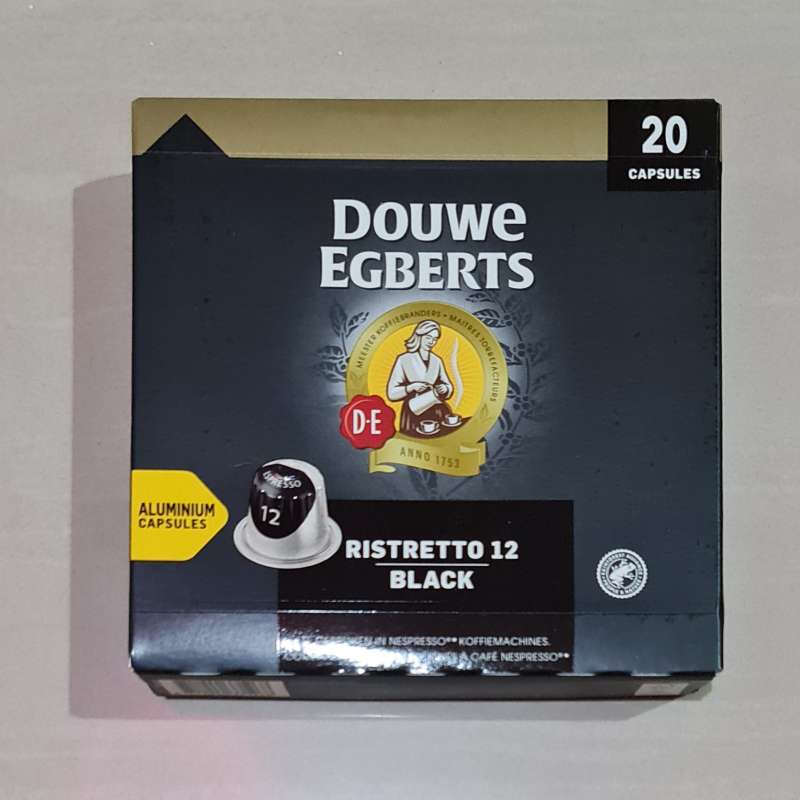 Jual Douwe Egberts Ristretto 12 Black 20 Aluminium Coffee Capsules di Seller TokCau Glodok