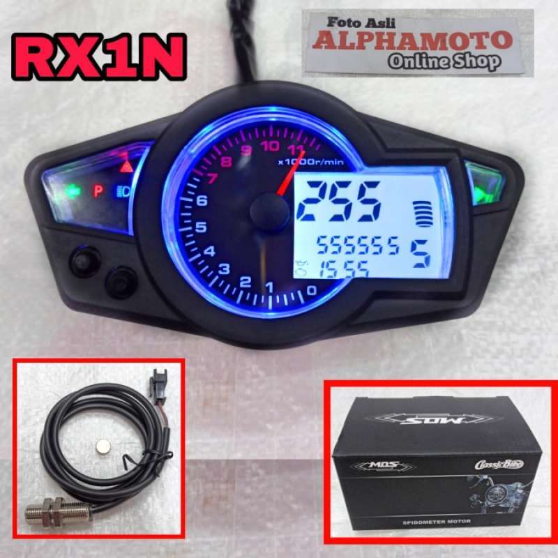 Promo Spidometer Rpm Digital Model Koso Rx1N Spido Takometer ...