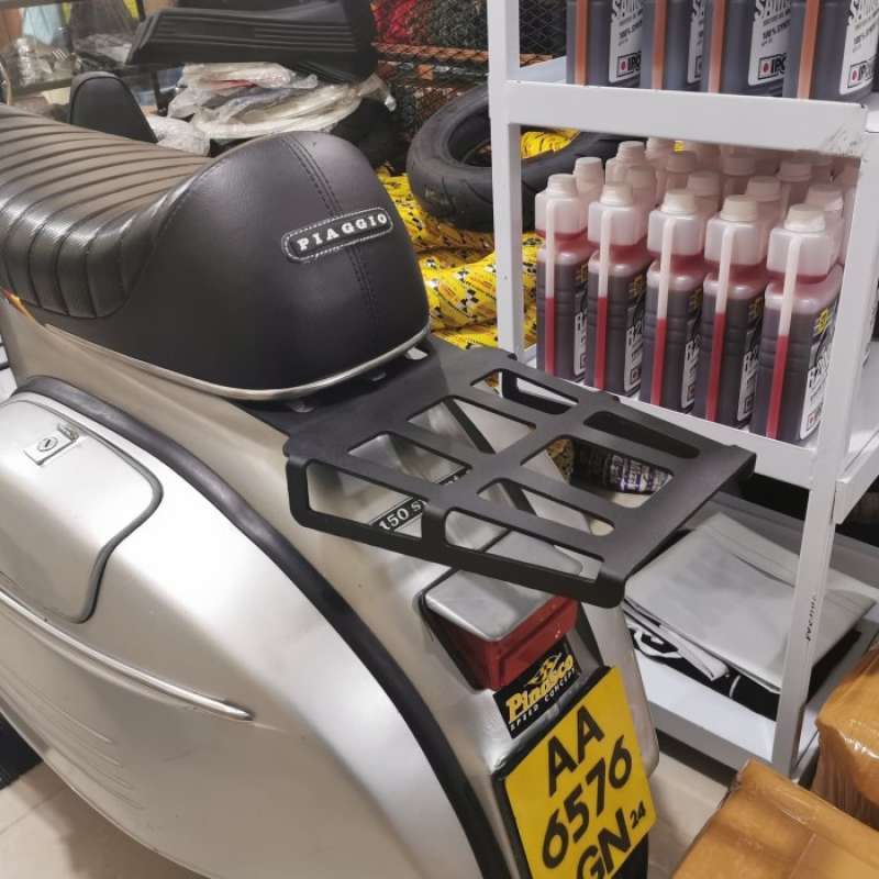 Rumble Rack System Promo Backrack Vespa Lugage Rack Rumble Model Mrp Diskon 17% di Seller ...