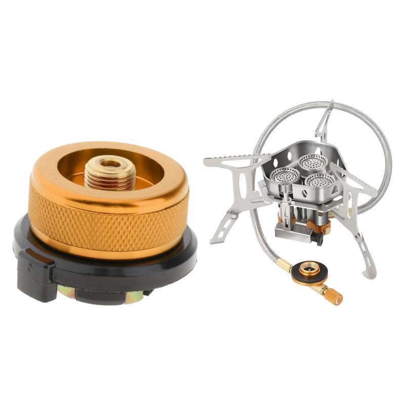 Jual Gas Tool 3 Furnaces Heads Cookware Folding Cooking Tool for