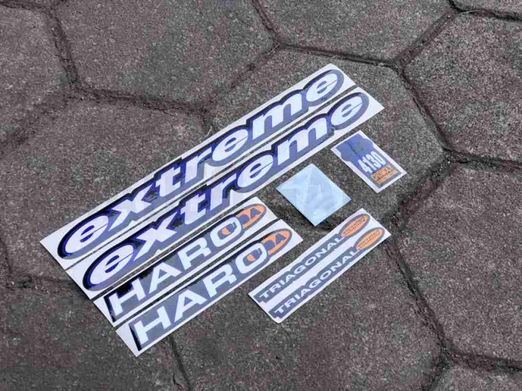 Jual STICKER DECAL HARO EXTREME USA LENGKAP SATU SET STIKER LOGO EMBLEM di Seller Amadeo Gallery