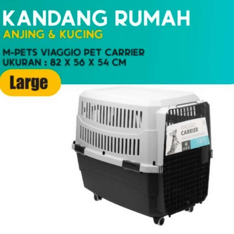 Jual Viaggio Carrier Large Pet Cargo kennel box kandang travel di