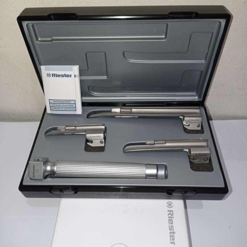 Promo laryngoscope riester anak miller / laringoskop anak type lurus