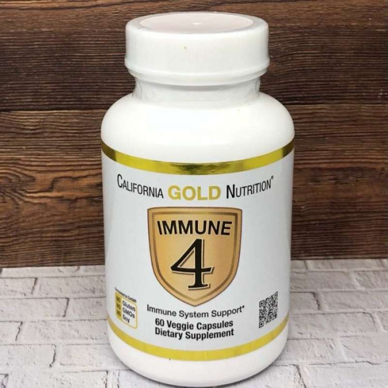 Promo California Gold Immune 4 Immune System Support 60 Veggie Capsules ...