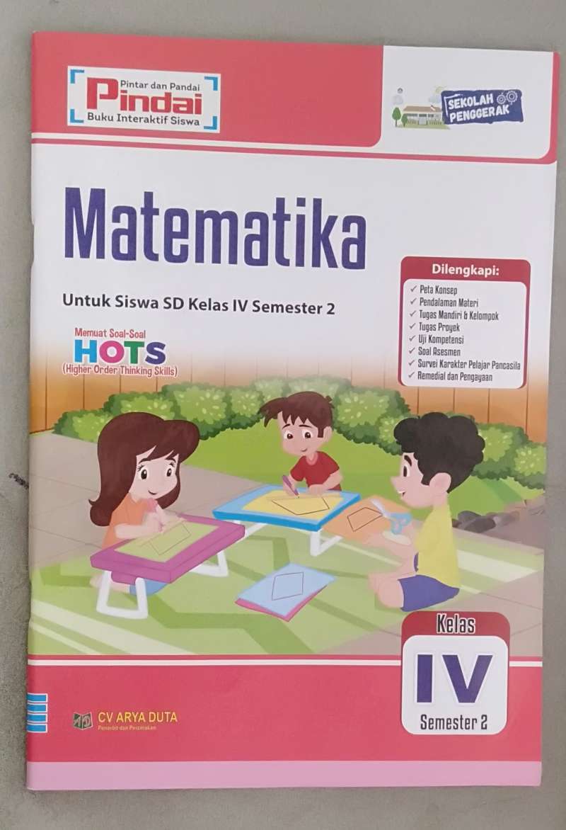 Jual LKS Kurikulum Merdeka - Matematika untuk Kelas IV Semester 2 SD di ...