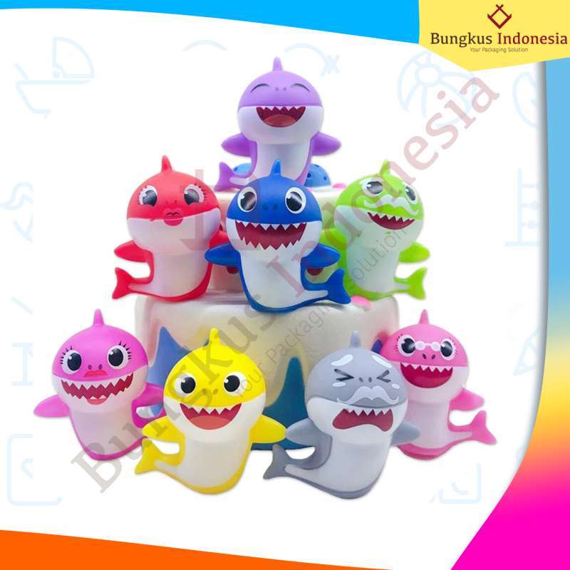 Jual Figure baby shark/hiasan topper kue baby shark/ mainan pajangan