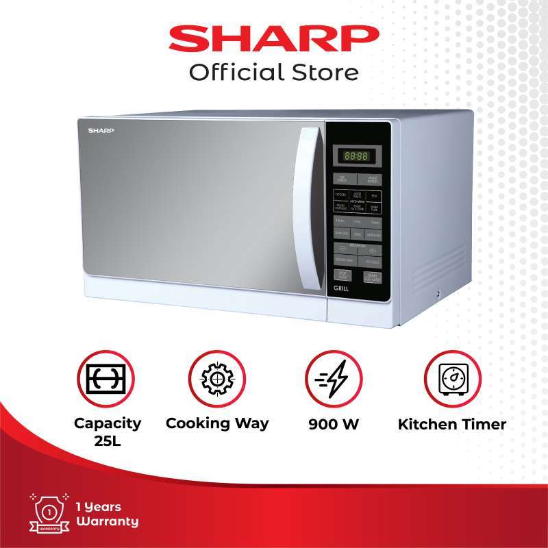Promo Sharp R728in Microwave Oven Compact Grill 25 Liter Diskon 33