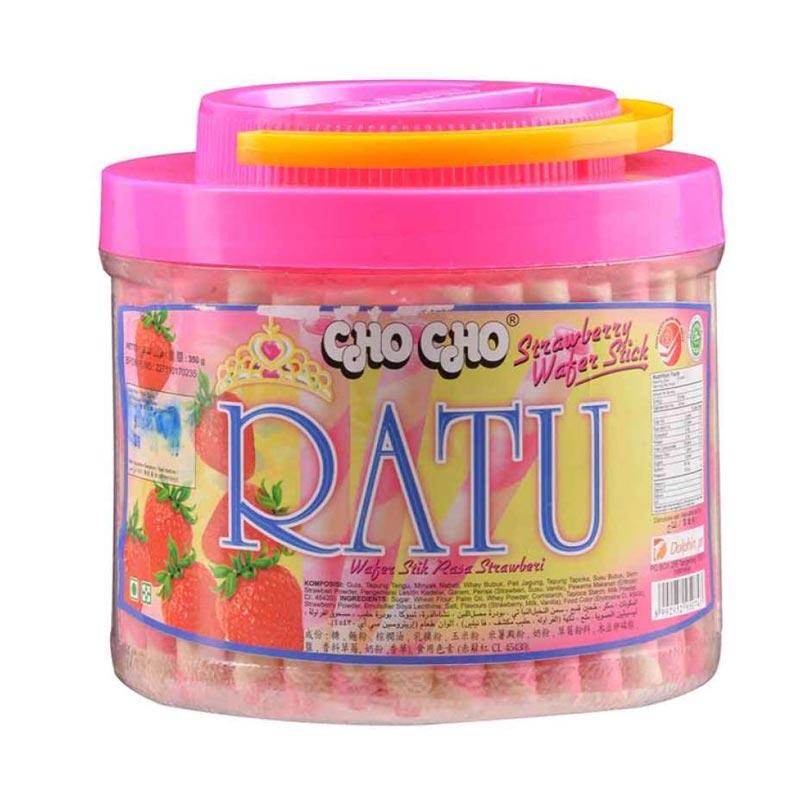 Jual CHO CHO Ratu Wafer Stick Strawberry [350 g] di Seller Ramayana ...