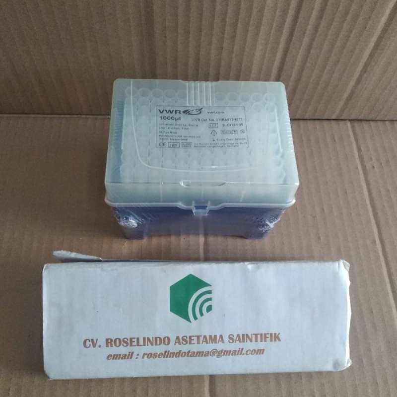 Jual Filter tips Sterile 1000 uL pipet tip for micropipette 96/rack VWR di Seller Sunbrink