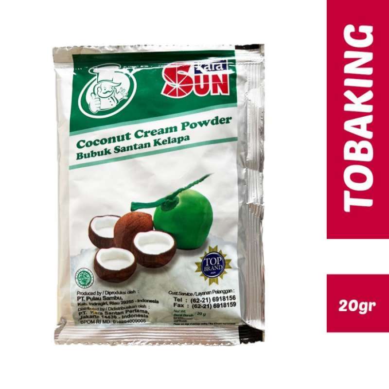 Jual Sun Kara Santan Bubuk 20gr Santen Kara Coconut Cream Powder Di