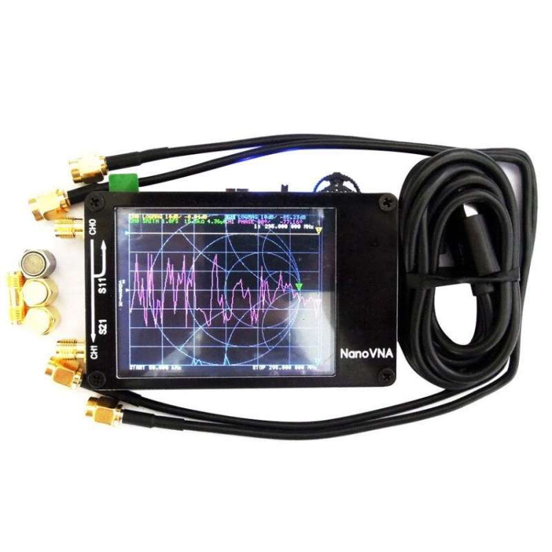 Jual Tersedia + 100% Asli 2.8 Inci Layar Lcd Nanovna Vna Hf Vhf Uhf Uv ...