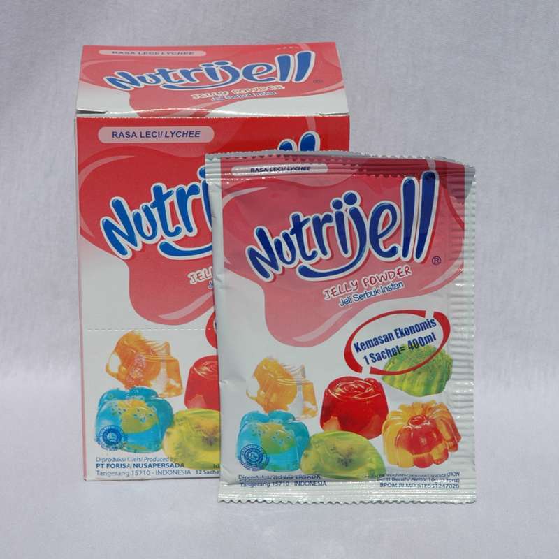 Jual Nutrijell Leci Jelly Powder [10 G X 12 Sachet] Kemasan Ekonomis Di