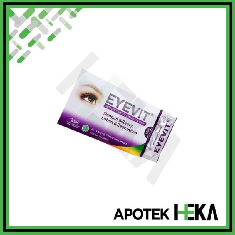 Jual Eyevit Tablet Vitamin Mata Strip Isi 6 Tablet Di Seller Apotek ...