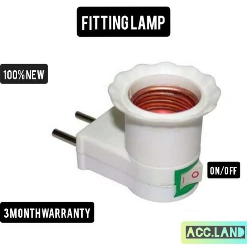 Jual Fitting Lamp Plus Saklar On/off Fitting Plugin Fitting For Home