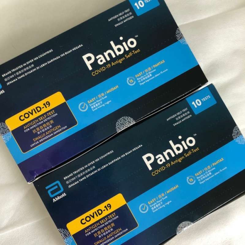 Promo Abbott Panbio Nasal Original Singapore Swab Antigen Test 1 Box 10