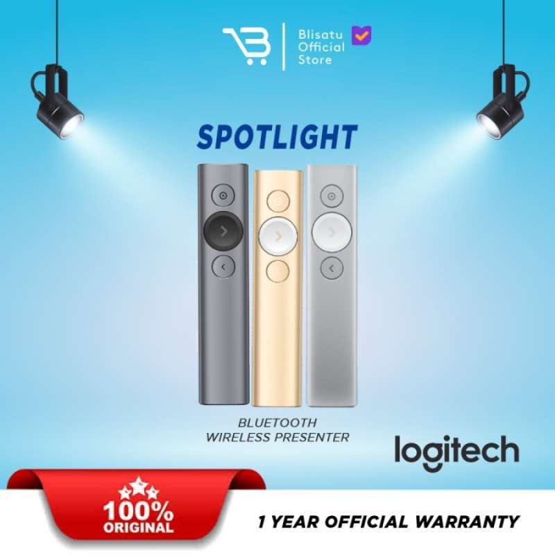 Jual Logitech Spotlight Wireless Presentation Remote - Presenter ...