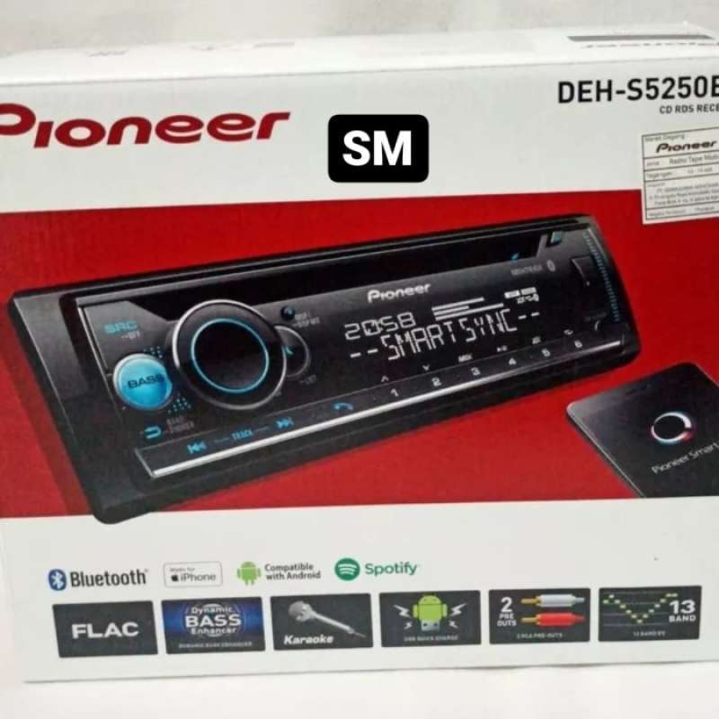 Pioneer DEH-S5250BT Car Stereo Head Unit