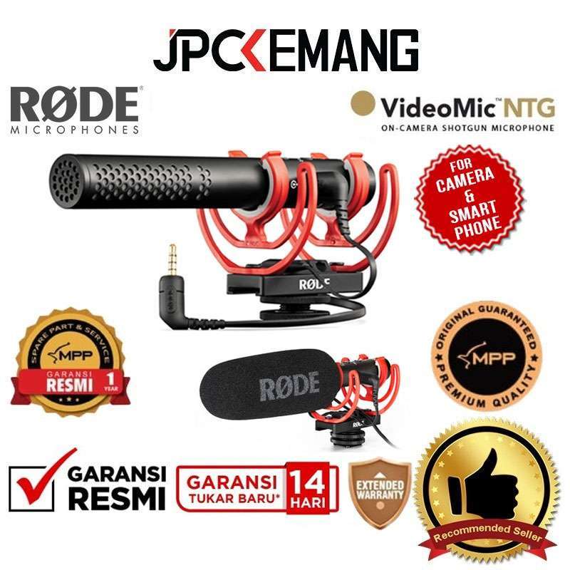 Promo JPC KEMANG Rode VideoMic NTG Shotgun Microphone Camera