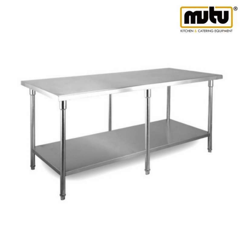 Promo Meja Stainless Steel Restoran dan Cafe Work Table Panjang 1.8 RWT
