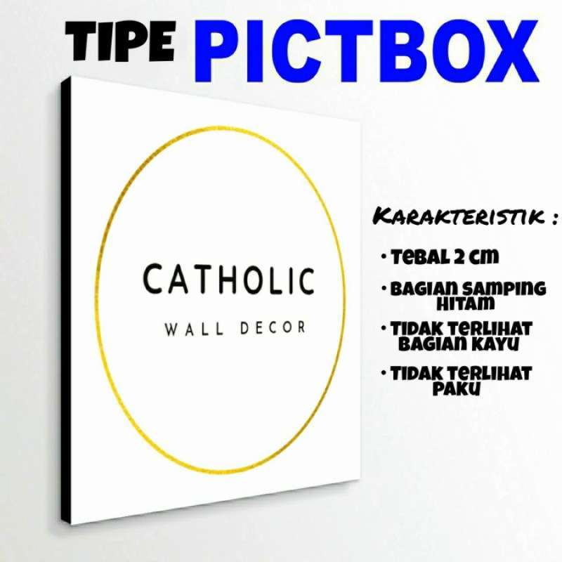 Jual Hiasan Dinding Gambar Bunda Maria Dengan Doa Ave Maria/Salam Maria ...