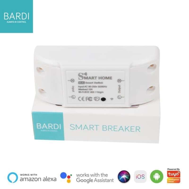 Promo BARDI Smart BREAKER ON OFF Switch Wifi Wireless IoT Home ...