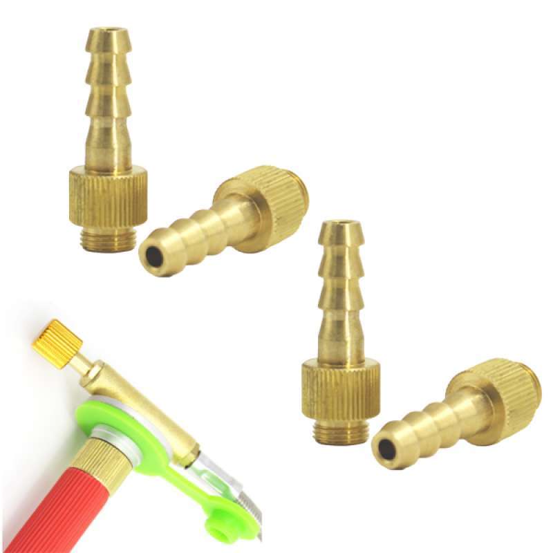 Promo 2 x 4.5cm Propane Gas Hose Tank Cylinder Connector Stove Adapter