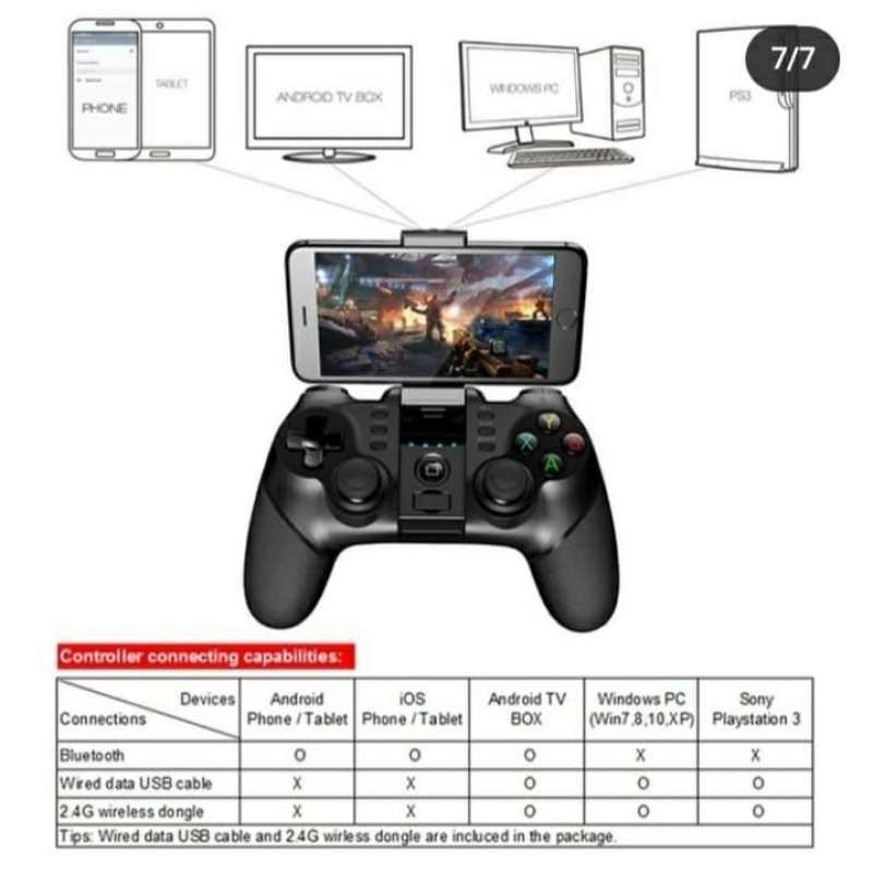 Jual Gamepad Ipega 9076 Wireless + Bluetooth Stick For Android/ios/ Pc ...