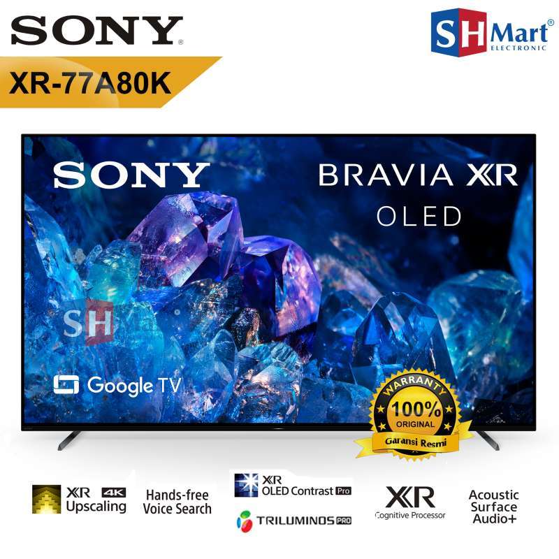 Jual Oled Tv Sony 77 Inch A80k 4k Hdr Google Tv Led Bravia Xr77a80k jual-oled-tv-sony-77-inch-a80k-4k-hdr-google-tv-led-bravia-xr77a80k