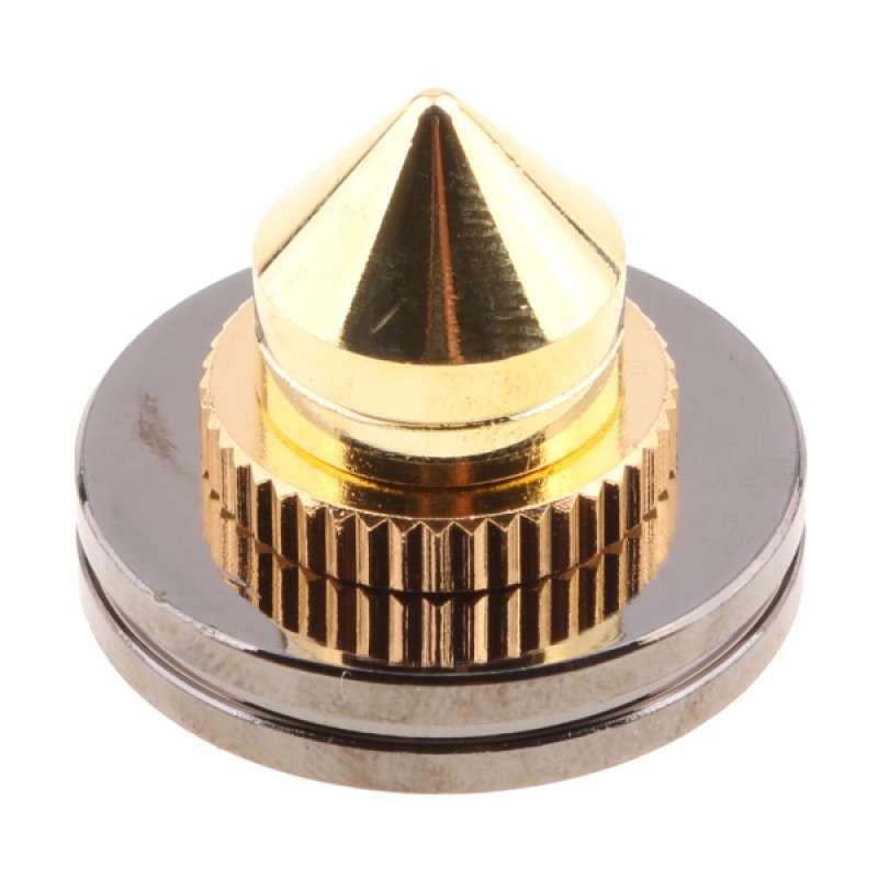 Jual Metal Speaker Spike Golden Stand Feet Cone Base Pad di Seller