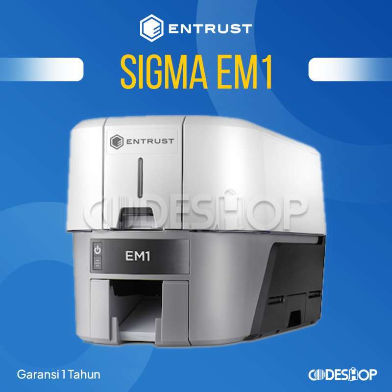 Jual Printer Id Card Entrust Sigma Em1 Single Side / Cetak Kartu Satu