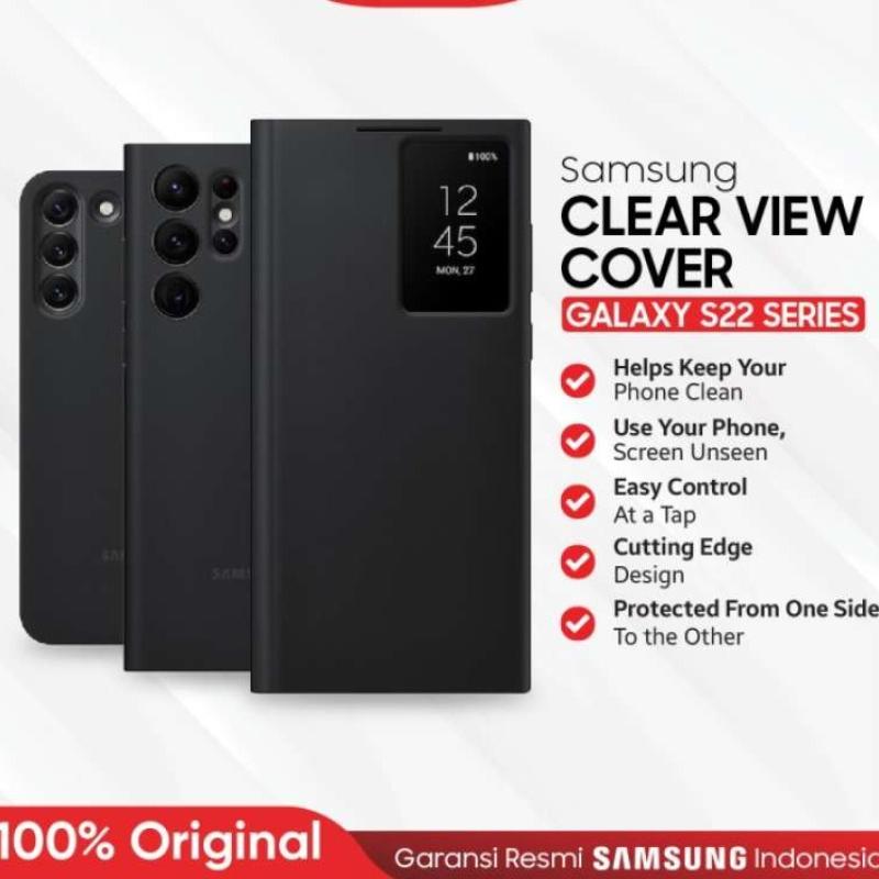 Jual Casing Samsung Galaxy S22 S22+ S22 Ultra Clear View Cover Hard