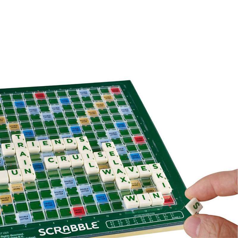 Promo CROSSWORD Board Game Scrabble Permainan Susun Kata Bahasa Inggris
