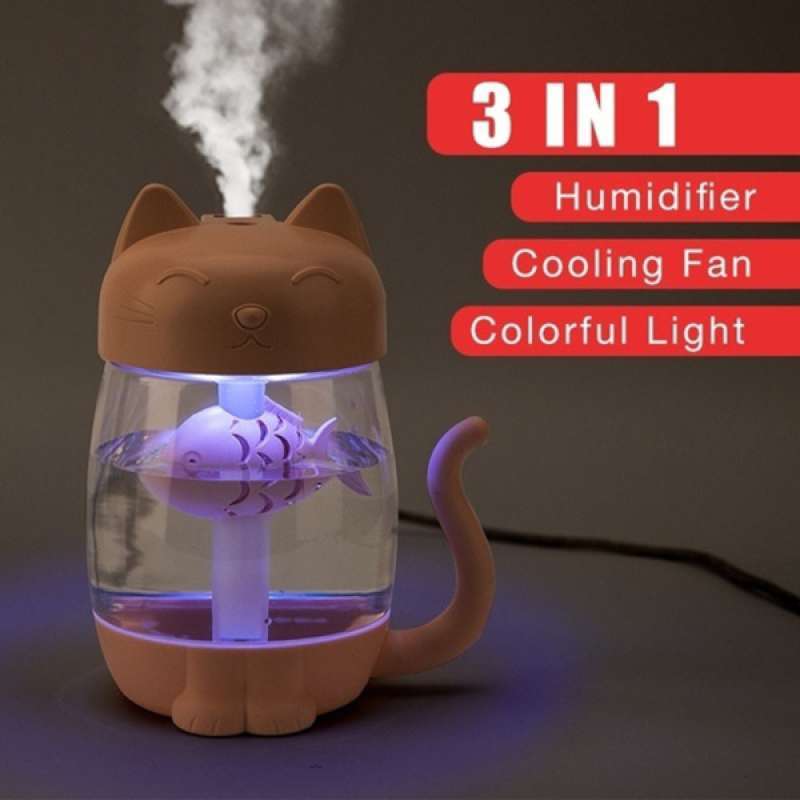 Promo Portable USB Cute Cat Mini Humidifier Air Diffuser for Car Home