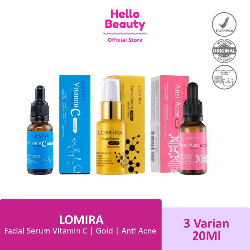 Jual LOMIRA Facial Serum Vitamin C Gold Anti Acne 20ml di Seller