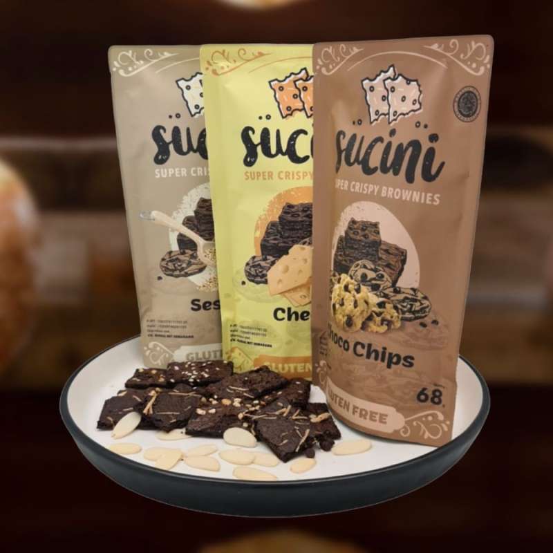 Jual Super Roti Sucini Super Crispy Brownies Glute Free 68 gr di Seller ...