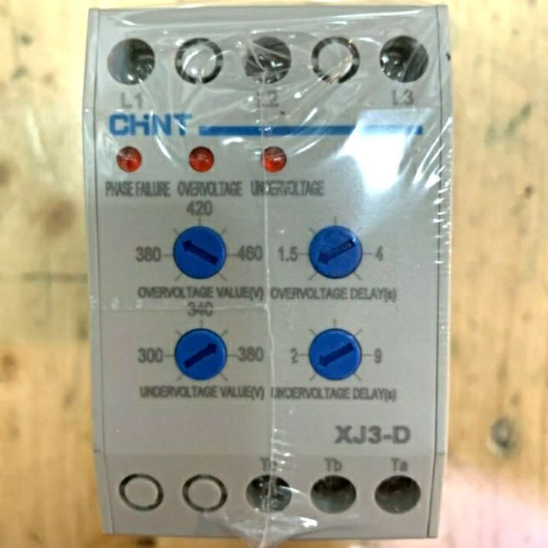 Promo PHASE FAILURE RELAY 3 PHASE XJ3D 380 VAC CHINT Diskon 33 di