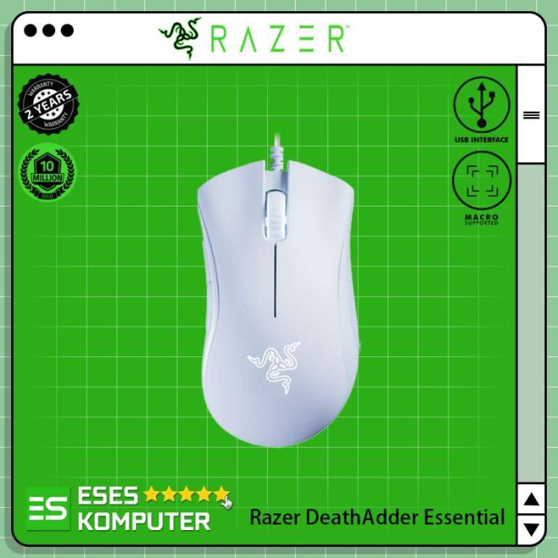 Jual Mouse RAZER DeathAdder Essential Original | 6400 DPI | Mouse ...