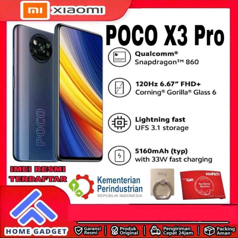 Jual XIAOMI POCO X3 PRO NFC 6/128GB & 8/256GB GARANSI RESMI - 8/256GB ...